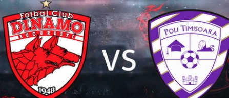 Avancronica meciului Dinamo Bucuresti - ACS Poli Timisoara